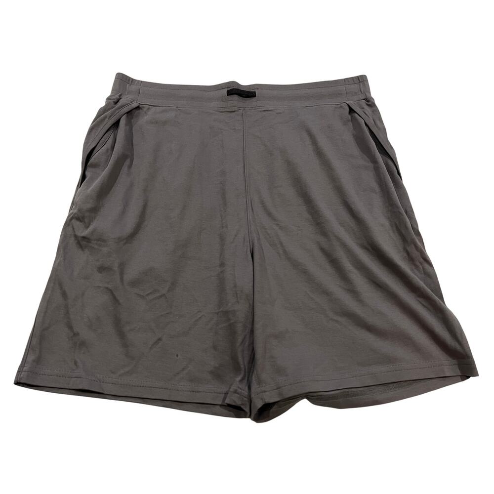 16-64 LAHGO Lunya Men's 100% Pima Cotton Lounge Sleep Shorts Gray XL